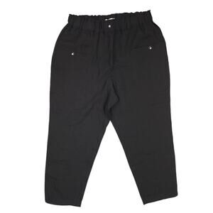 Magic Linen Tapered Cargo Pants Black